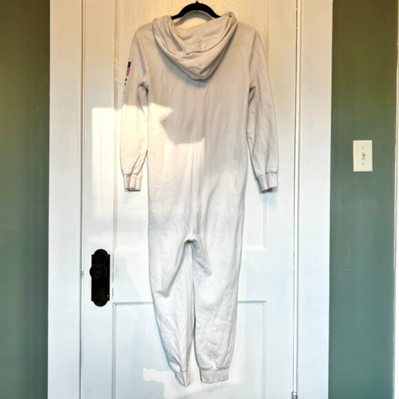 H&M White NASA Cotton Zip Jumpsuit, Unisex Youth 12-14, Halloween or Loungewear - Picture 6 of 9